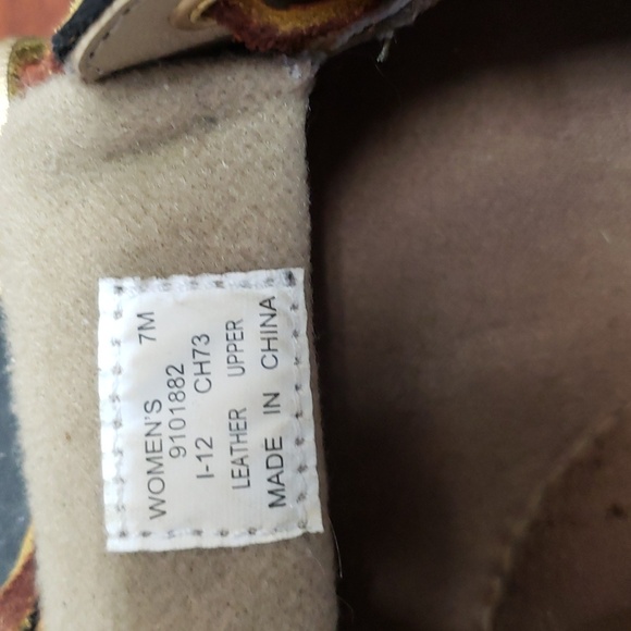 Sperry Top-Sider Black with Leopard print Size:7M - Picture 4 of 8